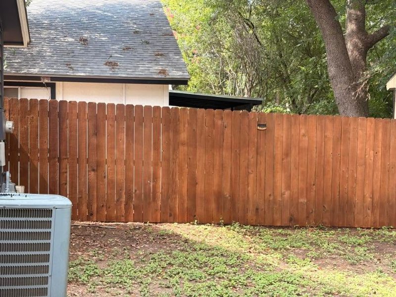 Fence Staining in Beverly